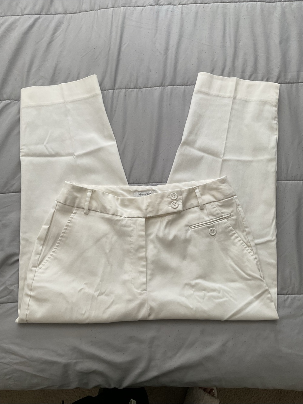Dressbarn women’s Cream Chino Pants - Picture 5 of 6